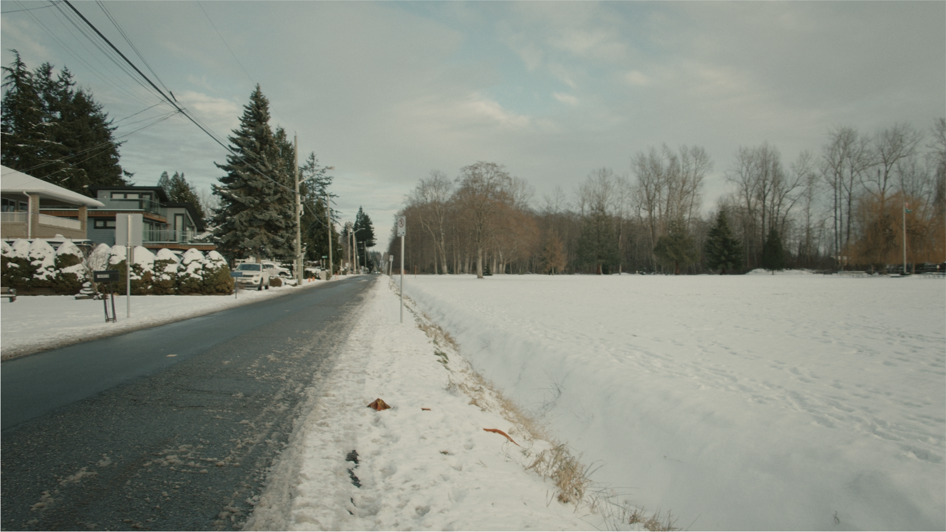 Pearch Arch ditch in winter